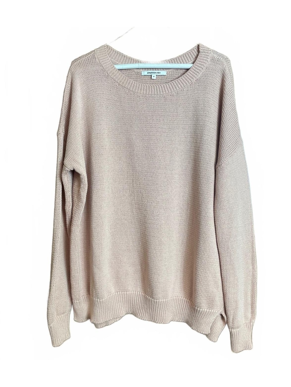 Emerson Fry Clayton organic cotton drop shoulder sweater medium - Picture 2 of 8